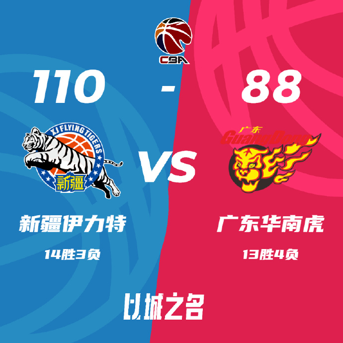 CBA战报:阿不都21分 新疆110-88终结广东9连胜 琼斯20+8+19