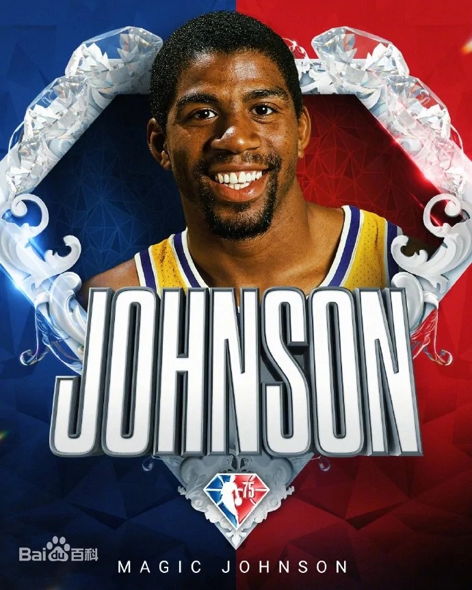 NBA75大巨星之埃尔文-约翰逊简介及生涯数据一览