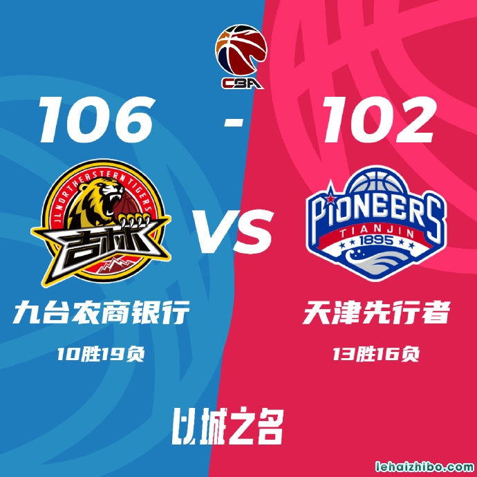 01月13日 CBA常规赛 吉林vs天津 全场录像及集锦